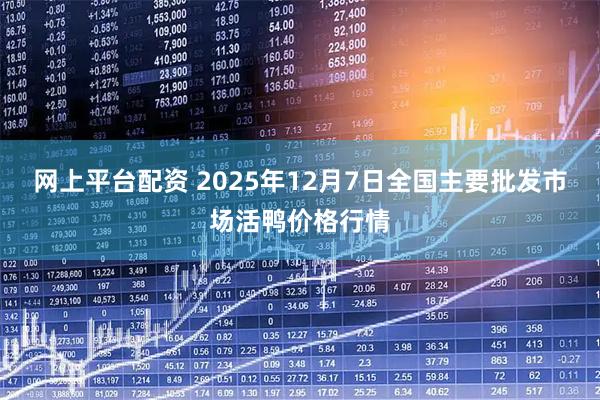 网上平台配资 2025年12月7日全国主要批发市场活鸭价格行情